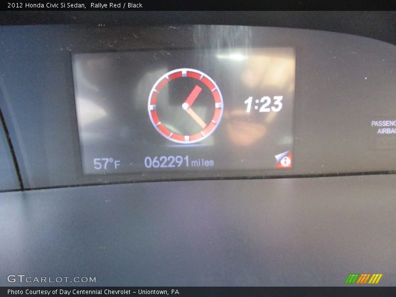 Rallye Red / Black 2012 Honda Civic Si Sedan
