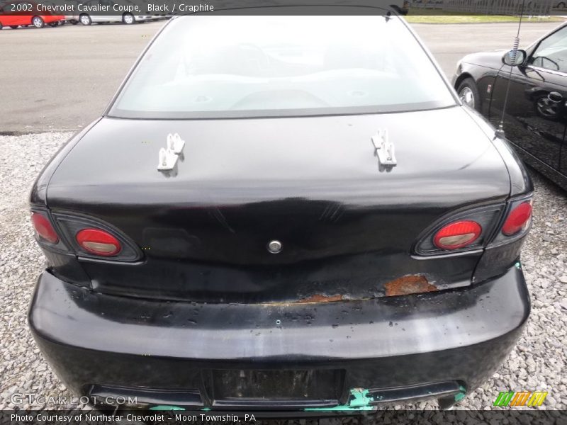 Black / Graphite 2002 Chevrolet Cavalier Coupe