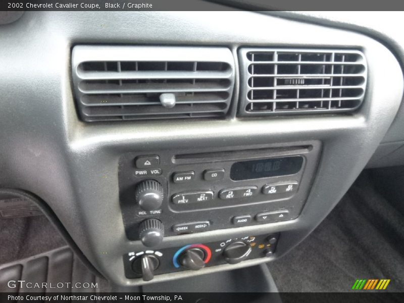 Black / Graphite 2002 Chevrolet Cavalier Coupe