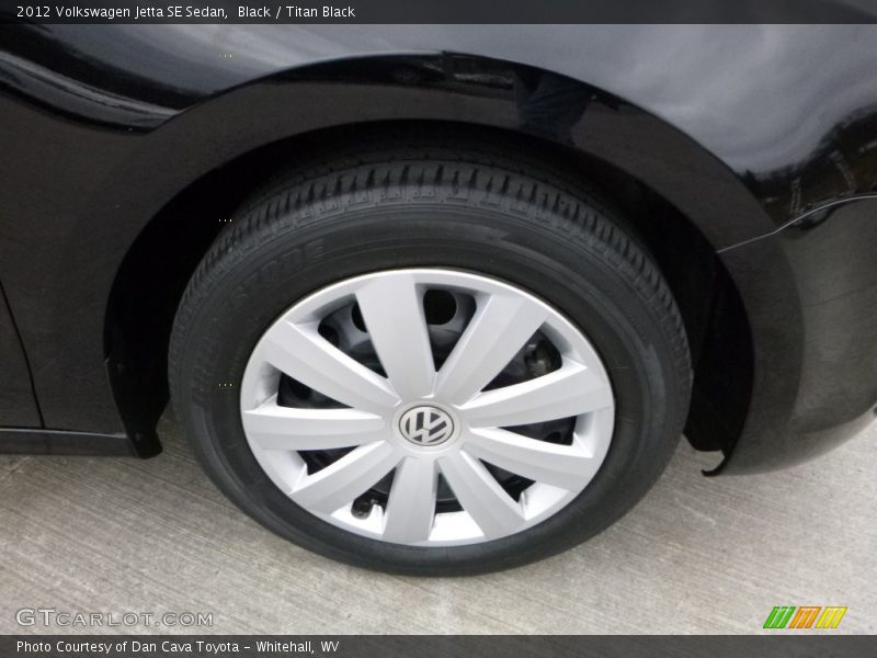 Black / Titan Black 2012 Volkswagen Jetta SE Sedan