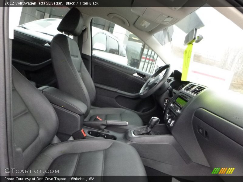 Black / Titan Black 2012 Volkswagen Jetta SE Sedan