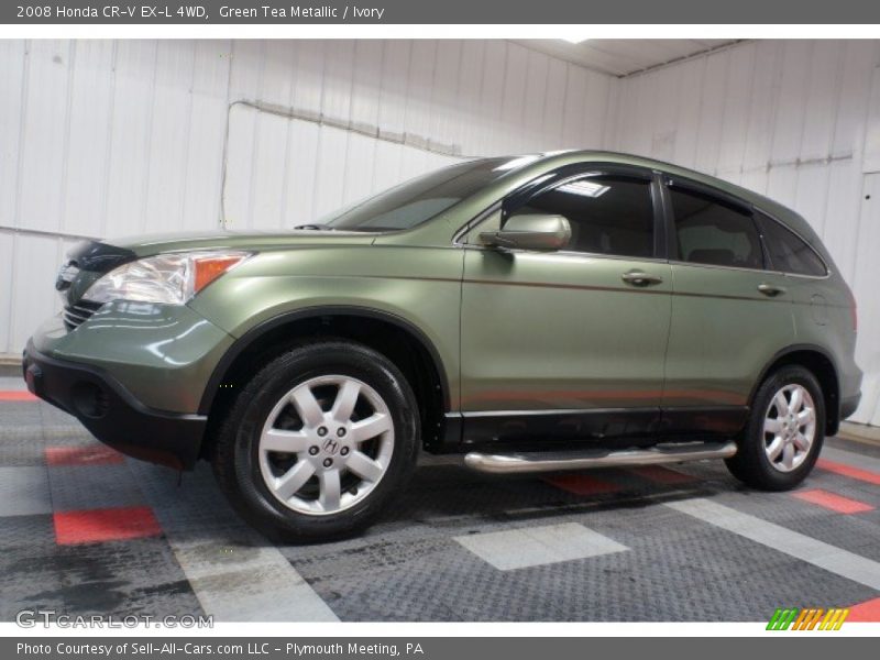 Green Tea Metallic / Ivory 2008 Honda CR-V EX-L 4WD