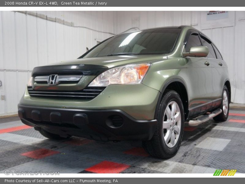 Green Tea Metallic / Ivory 2008 Honda CR-V EX-L 4WD