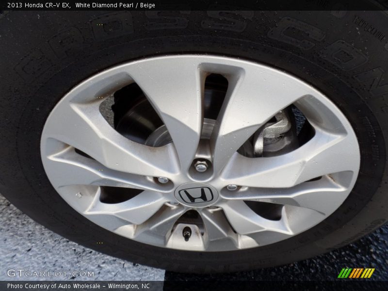 White Diamond Pearl / Beige 2013 Honda CR-V EX