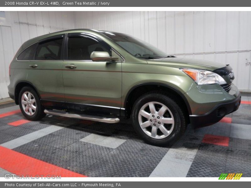 Green Tea Metallic / Ivory 2008 Honda CR-V EX-L 4WD