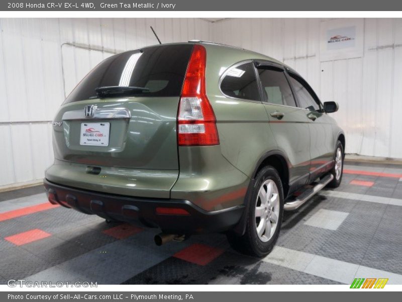 Green Tea Metallic / Ivory 2008 Honda CR-V EX-L 4WD