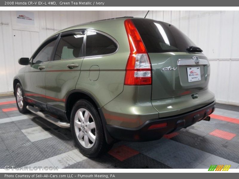 Green Tea Metallic / Ivory 2008 Honda CR-V EX-L 4WD