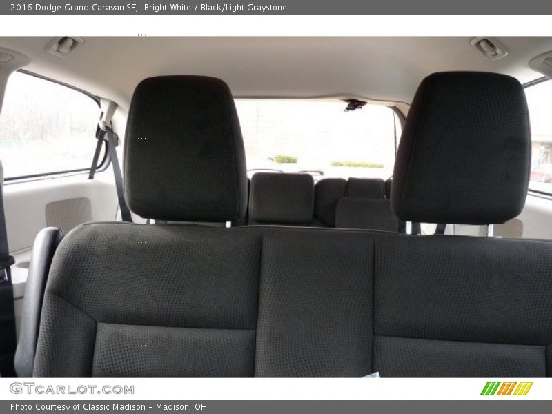 Bright White / Black/Light Graystone 2016 Dodge Grand Caravan SE