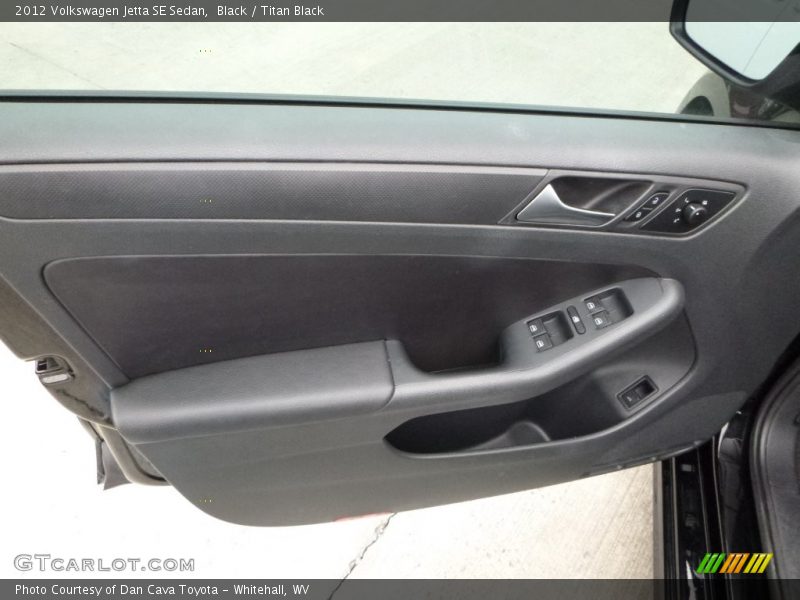 Black / Titan Black 2012 Volkswagen Jetta SE Sedan