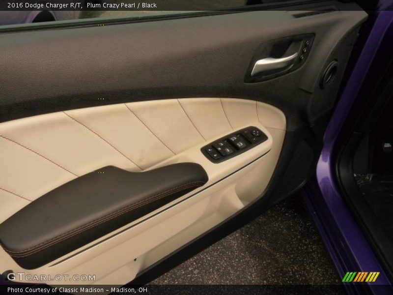 Plum Crazy Pearl / Black 2016 Dodge Charger R/T