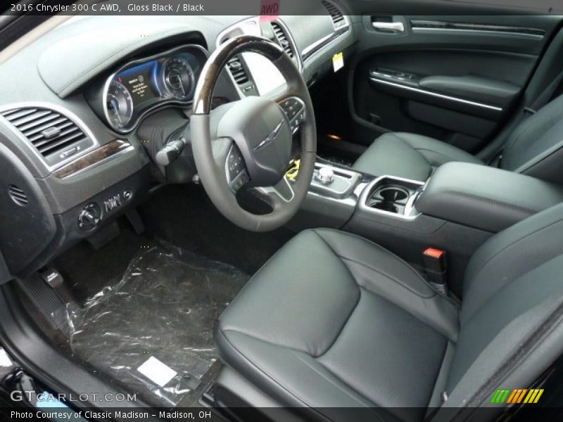 Gloss Black / Black 2016 Chrysler 300 C AWD