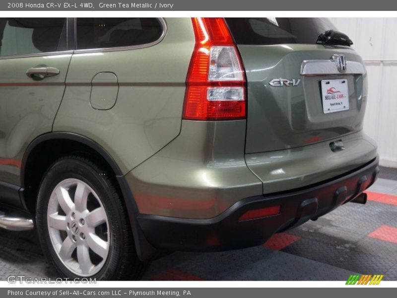 Green Tea Metallic / Ivory 2008 Honda CR-V EX-L 4WD