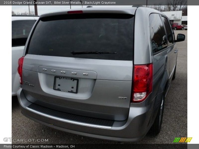 Billet Silver Metallic / Black/Light Graystone 2016 Dodge Grand Caravan SXT