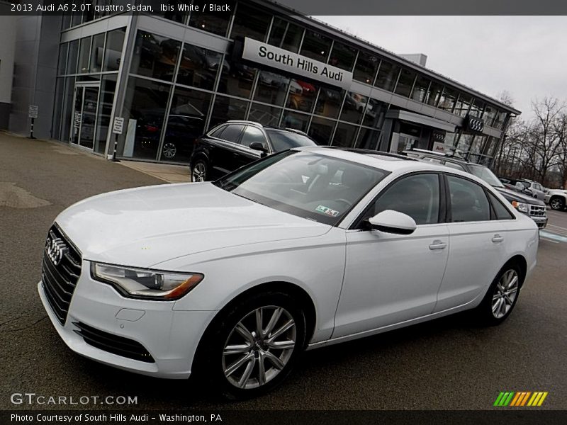 Ibis White / Black 2013 Audi A6 2.0T quattro Sedan