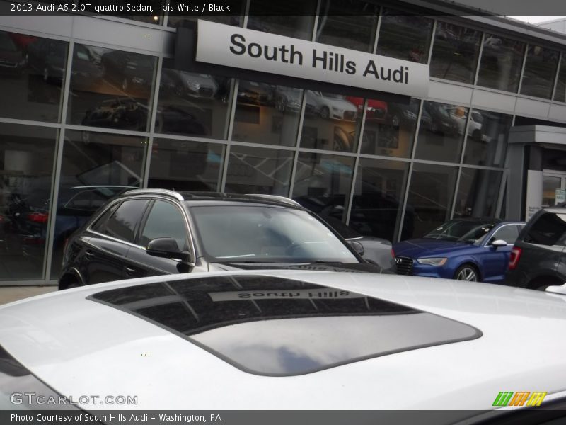 Ibis White / Black 2013 Audi A6 2.0T quattro Sedan
