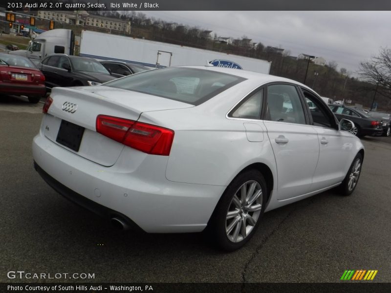 Ibis White / Black 2013 Audi A6 2.0T quattro Sedan