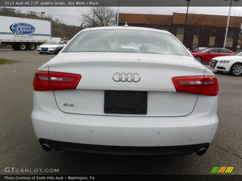 Ibis White / Black 2013 Audi A6 2.0T quattro Sedan