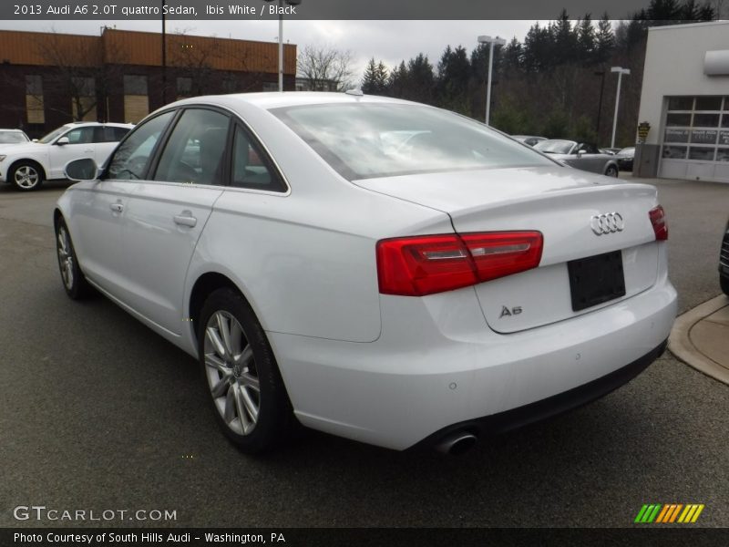 Ibis White / Black 2013 Audi A6 2.0T quattro Sedan