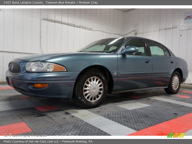 Titanium Blue Metallic / Medium Gray 2002 Buick LeSabre Custom