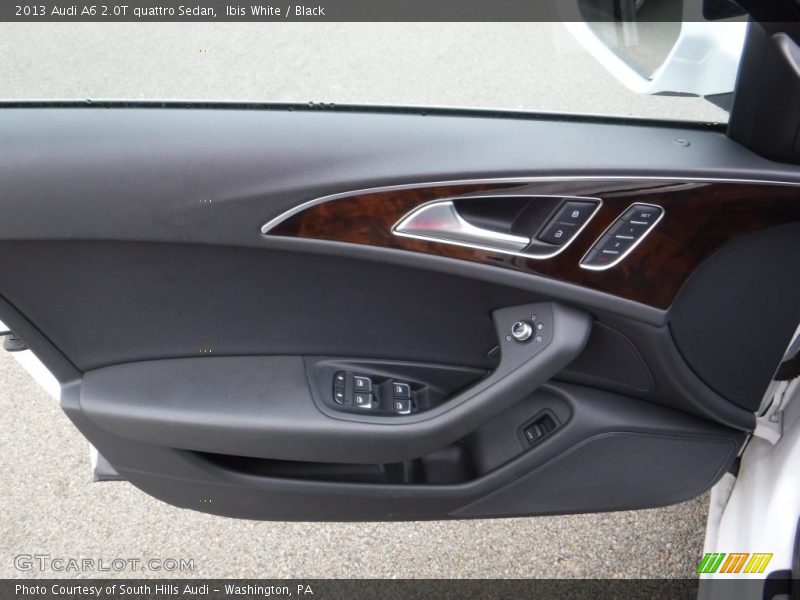 Ibis White / Black 2013 Audi A6 2.0T quattro Sedan