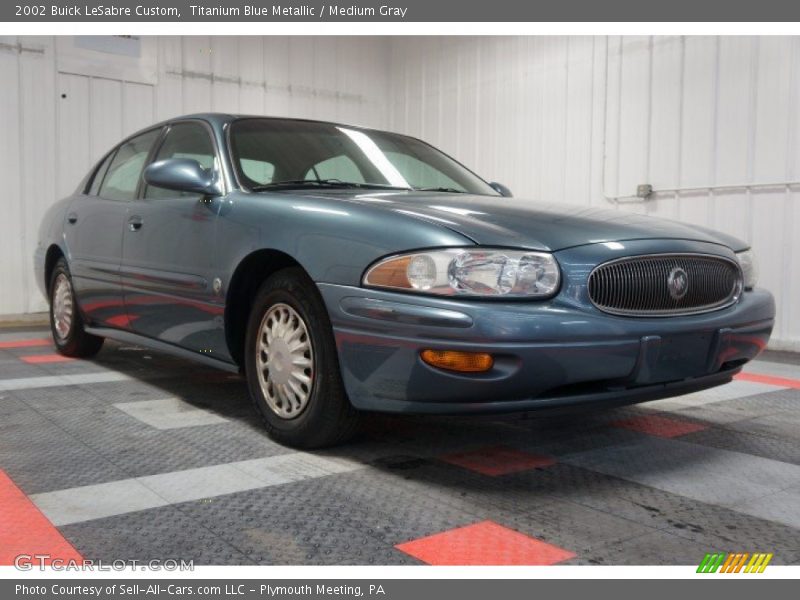 Titanium Blue Metallic / Medium Gray 2002 Buick LeSabre Custom