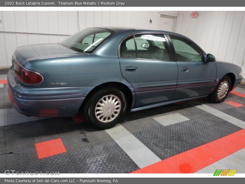 Titanium Blue Metallic / Medium Gray 2002 Buick LeSabre Custom