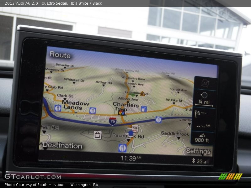 Ibis White / Black 2013 Audi A6 2.0T quattro Sedan