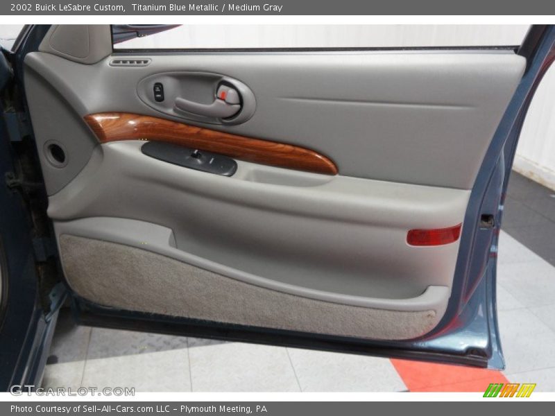 Titanium Blue Metallic / Medium Gray 2002 Buick LeSabre Custom