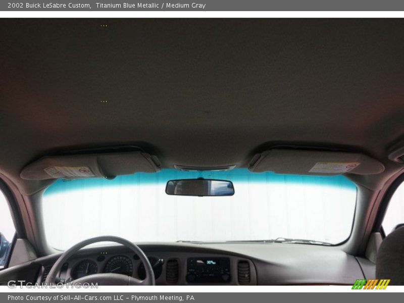 Titanium Blue Metallic / Medium Gray 2002 Buick LeSabre Custom