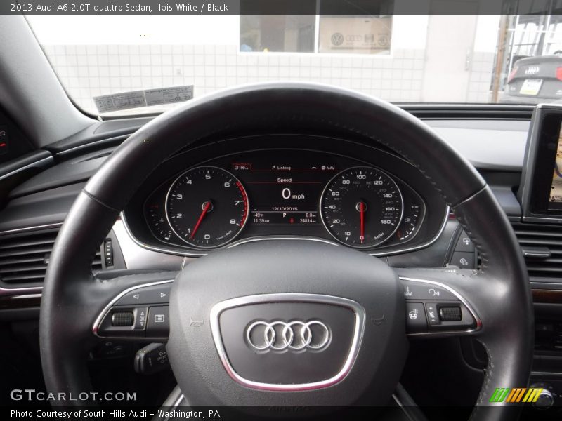 Ibis White / Black 2013 Audi A6 2.0T quattro Sedan