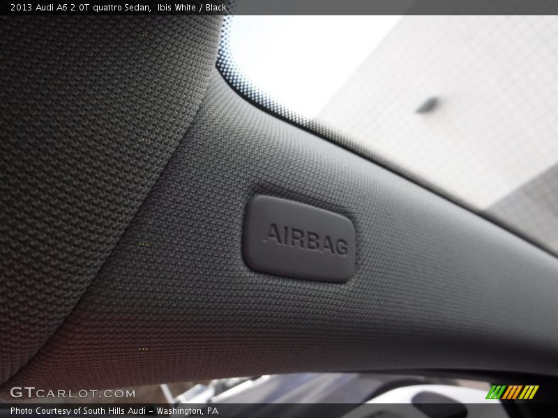 Ibis White / Black 2013 Audi A6 2.0T quattro Sedan