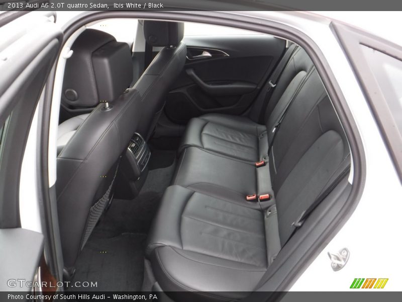Ibis White / Black 2013 Audi A6 2.0T quattro Sedan
