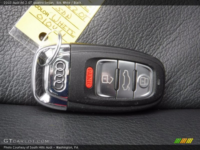 Ibis White / Black 2013 Audi A6 2.0T quattro Sedan
