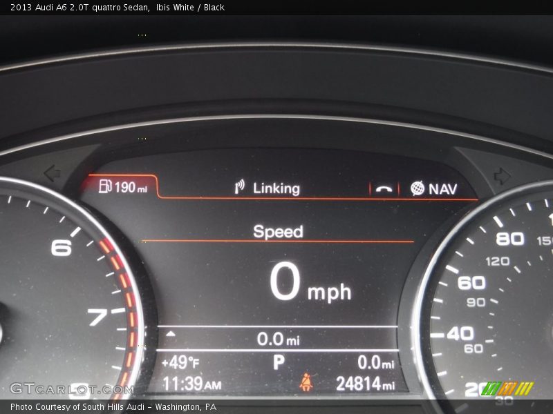 Ibis White / Black 2013 Audi A6 2.0T quattro Sedan