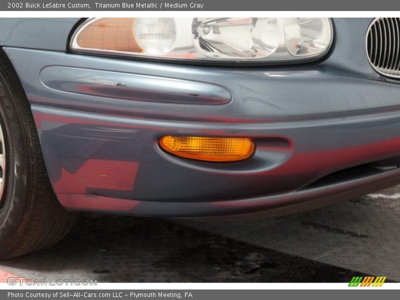 Titanium Blue Metallic / Medium Gray 2002 Buick LeSabre Custom