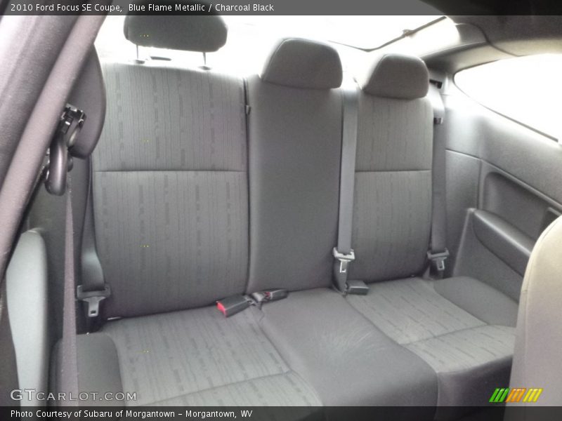 Blue Flame Metallic / Charcoal Black 2010 Ford Focus SE Coupe