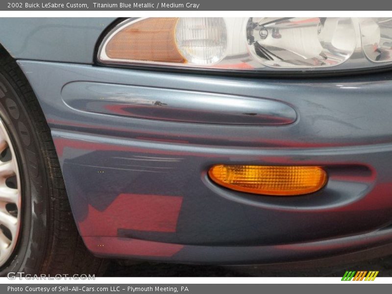 Titanium Blue Metallic / Medium Gray 2002 Buick LeSabre Custom