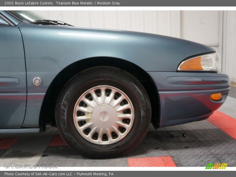Titanium Blue Metallic / Medium Gray 2002 Buick LeSabre Custom