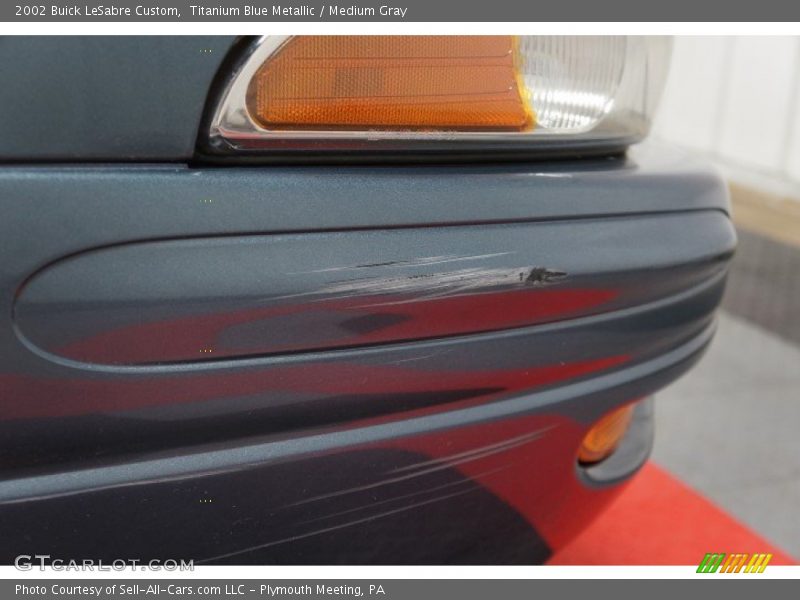 Titanium Blue Metallic / Medium Gray 2002 Buick LeSabre Custom