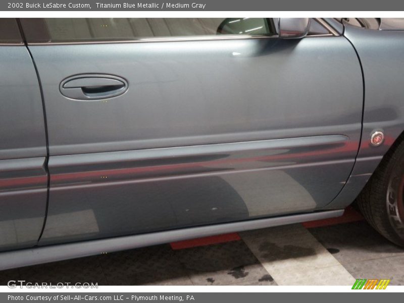 Titanium Blue Metallic / Medium Gray 2002 Buick LeSabre Custom