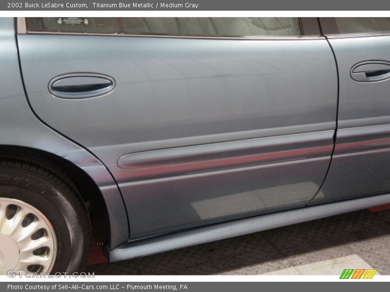 Titanium Blue Metallic / Medium Gray 2002 Buick LeSabre Custom