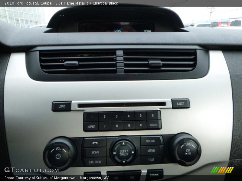 Blue Flame Metallic / Charcoal Black 2010 Ford Focus SE Coupe