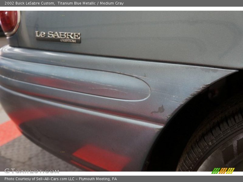 Titanium Blue Metallic / Medium Gray 2002 Buick LeSabre Custom