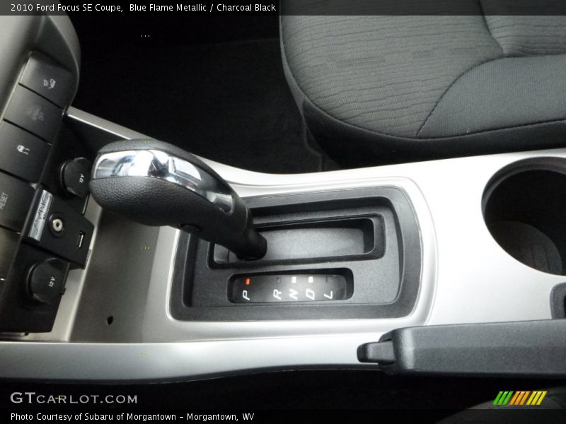 Blue Flame Metallic / Charcoal Black 2010 Ford Focus SE Coupe