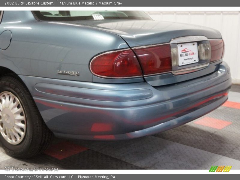 Titanium Blue Metallic / Medium Gray 2002 Buick LeSabre Custom