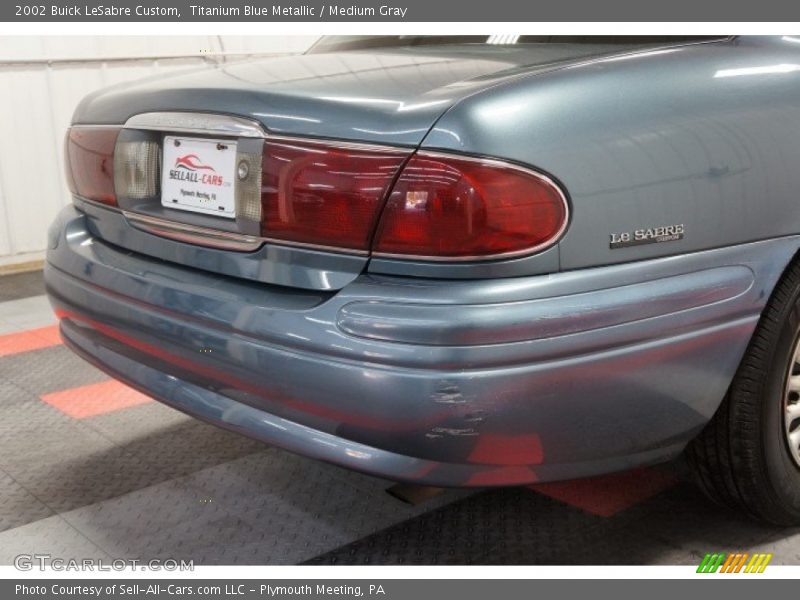 Titanium Blue Metallic / Medium Gray 2002 Buick LeSabre Custom