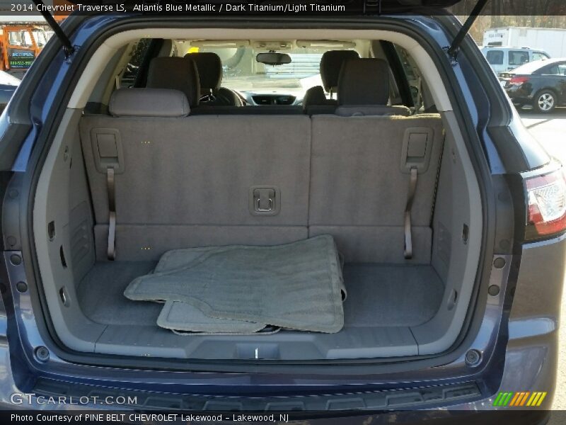 Atlantis Blue Metallic / Dark Titanium/Light Titanium 2014 Chevrolet Traverse LS