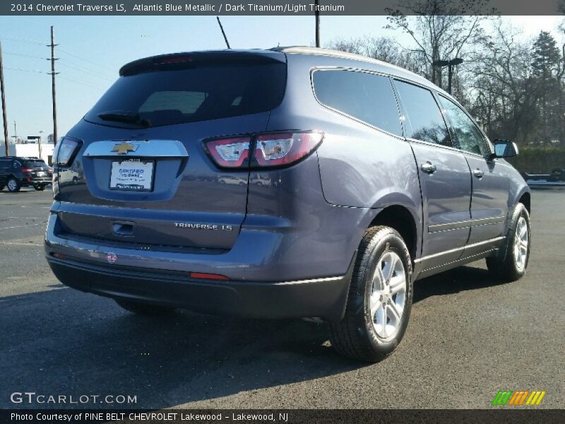 Atlantis Blue Metallic / Dark Titanium/Light Titanium 2014 Chevrolet Traverse LS