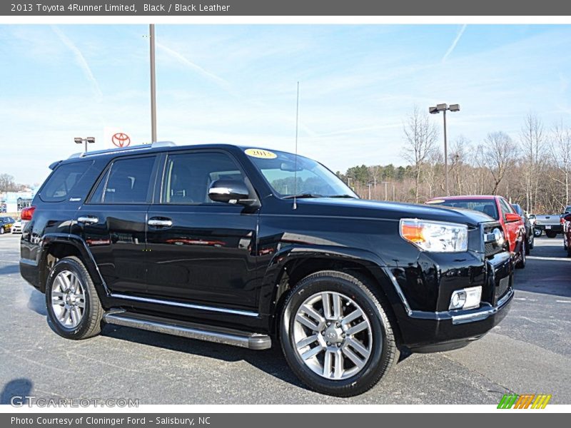Black / Black Leather 2013 Toyota 4Runner Limited