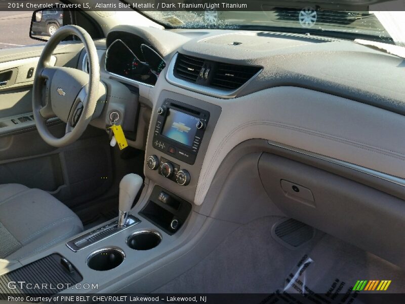 Atlantis Blue Metallic / Dark Titanium/Light Titanium 2014 Chevrolet Traverse LS